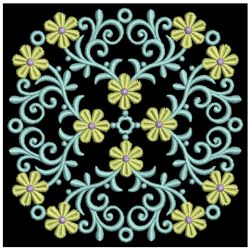 Flower Symmetry Quilts 09(Md) machine embroidery designs