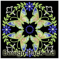Amazing Butterfly Quilts(Md) machine embroidery designs