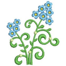 Simple Decorative Flowers 06 machine embroidery designs