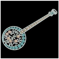 FSL Musical instruments 03(Lg) machine embroidery designs