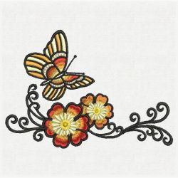 Artistic Dancing Butterflies 04(Sm) machine embroidery designs