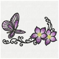 Artistic Dancing Butterflies 08(Sm) machine embroidery designs