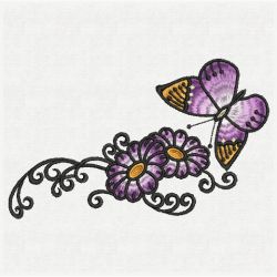 Artistic Dancing Butterflies 10(Sm) machine embroidery designs