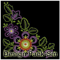 Heirloom Artistic Flowers 1(Sm) machine embroidery designs