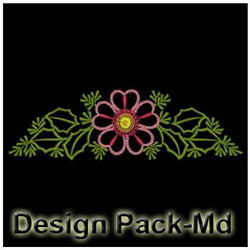 Heirloom Artistic Flowers 1(Md) machine embroidery designs