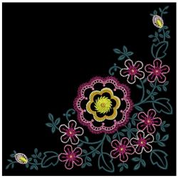 Heirloom Artistic Flowers 1 07(Md) machine embroidery designs