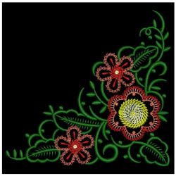 Heirloom Artistic Flowers 1 09(Md) machine embroidery designs