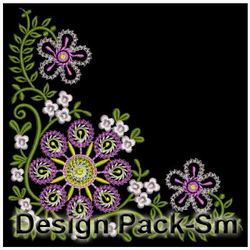 Heirloom Artistic Flowers 2(Sm) machine embroidery designs