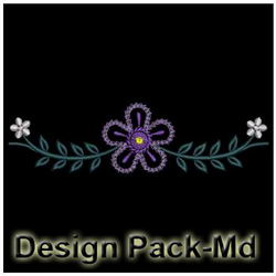 Heirloom Artistic Flowers 2(Md) machine embroidery designs