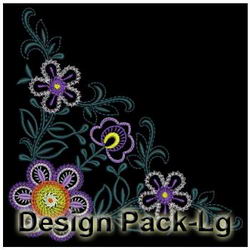Heirloom Artistic Flowers 2(Lg) machine embroidery designs