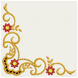 Golden Cutwork Corners 08(Md) machine embroidery designs