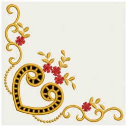 Golden Cutwork Corners 10(Md) machine embroidery designs