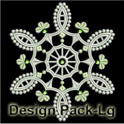 Crystal Snowflakes(Lg) machine embroidery designs