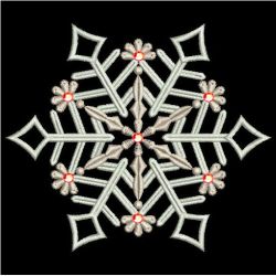 Crystal Snowflakes 01(Lg) machine embroidery designs