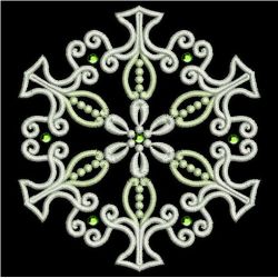 Crystal Snowflakes 02(Sm) machine embroidery designs