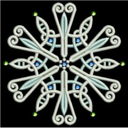 Crystal Snowflakes 05(Md) machine embroidery designs