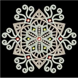 Crystal Snowflakes 07(Sm) machine embroidery designs