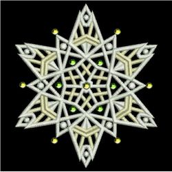 Crystal Snowflakes 10(Lg) machine embroidery designs