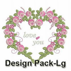 Amazing Heirloom Roses(Lg) machine embroidery designs