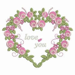 Amazing Heirloom Roses 03(Lg) machine embroidery designs