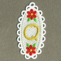 FSL Alphabet Ornaments 17 machine embroidery designs