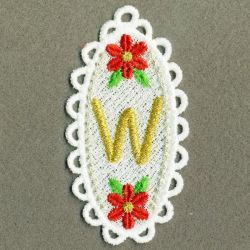 FSL Alphabet Ornaments 23 machine embroidery designs