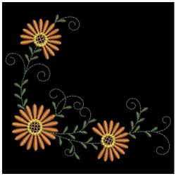 Amazing Flower Corners 02(Lg) machine embroidery designs