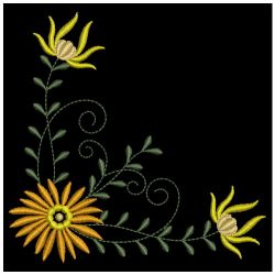 Amazing Flower Corners 04(Lg) machine embroidery designs