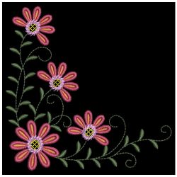 Amazing Flower Corners 07(Lg) machine embroidery designs