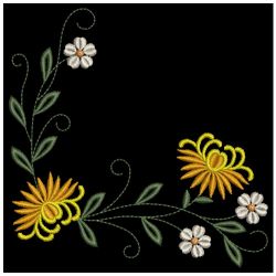Amazing Flower Corners 09(Lg) machine embroidery designs