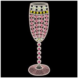 Fancy Glasses 01(Lg) machine embroidery designs