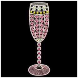 Fancy Glasses 01(Sm) machine embroidery designs