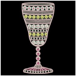 Fancy Glasses 09(Lg) machine embroidery designs