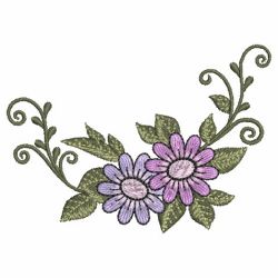 Elegant Flowers 9 03 machine embroidery designs