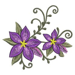 Elegant Flowers 9 06 machine embroidery designs