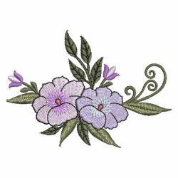 Elegant Flowers 9 09 machine embroidery designs