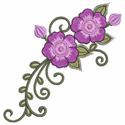 Elegant Flowers 9 11 machine embroidery designs