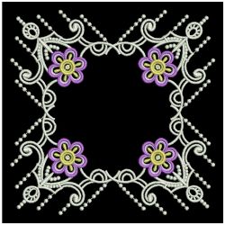 Floral Block Embellishments 03 machine embroidery designs