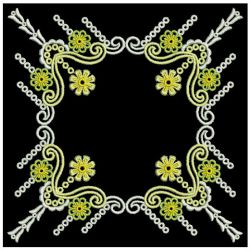 Floral Block Embellishments 04 machine embroidery designs