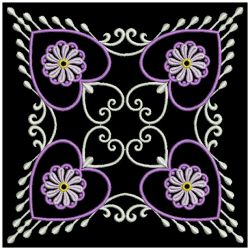 Floral Block Embellishments 05 machine embroidery designs