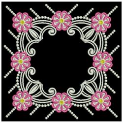 Floral Block Embellishments 06 machine embroidery designs