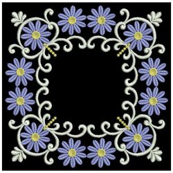 Floral Block Embellishments 07 machine embroidery designs