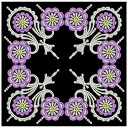 Floral Block Embellishments 10 machine embroidery designs