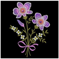Elegant Flowers 10 02 machine embroidery designs