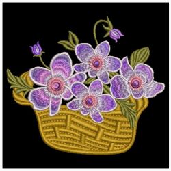 Elegant Flowers 10 10 machine embroidery designs