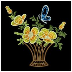 Elegant Flowers 11 04 machine embroidery designs