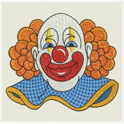 Clown Faces 01 machine embroidery designs