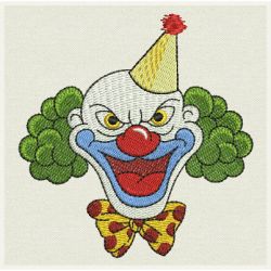 Clown Faces 03 machine embroidery designs