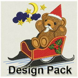 Christmas Bears machine embroidery designs