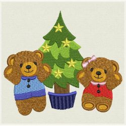 Christmas Bears 06 machine embroidery designs